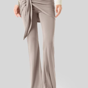 Pantalones de yoga acampanados de cintura alta para mujer